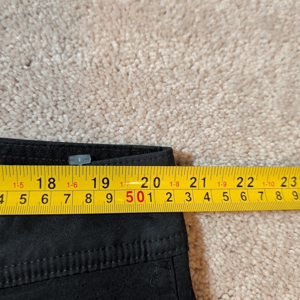 Mens Eddie Bauer First Ascent Black Cargo Fleece Lined Pants W40 L31 Gorpcore - Picture 12 of 13